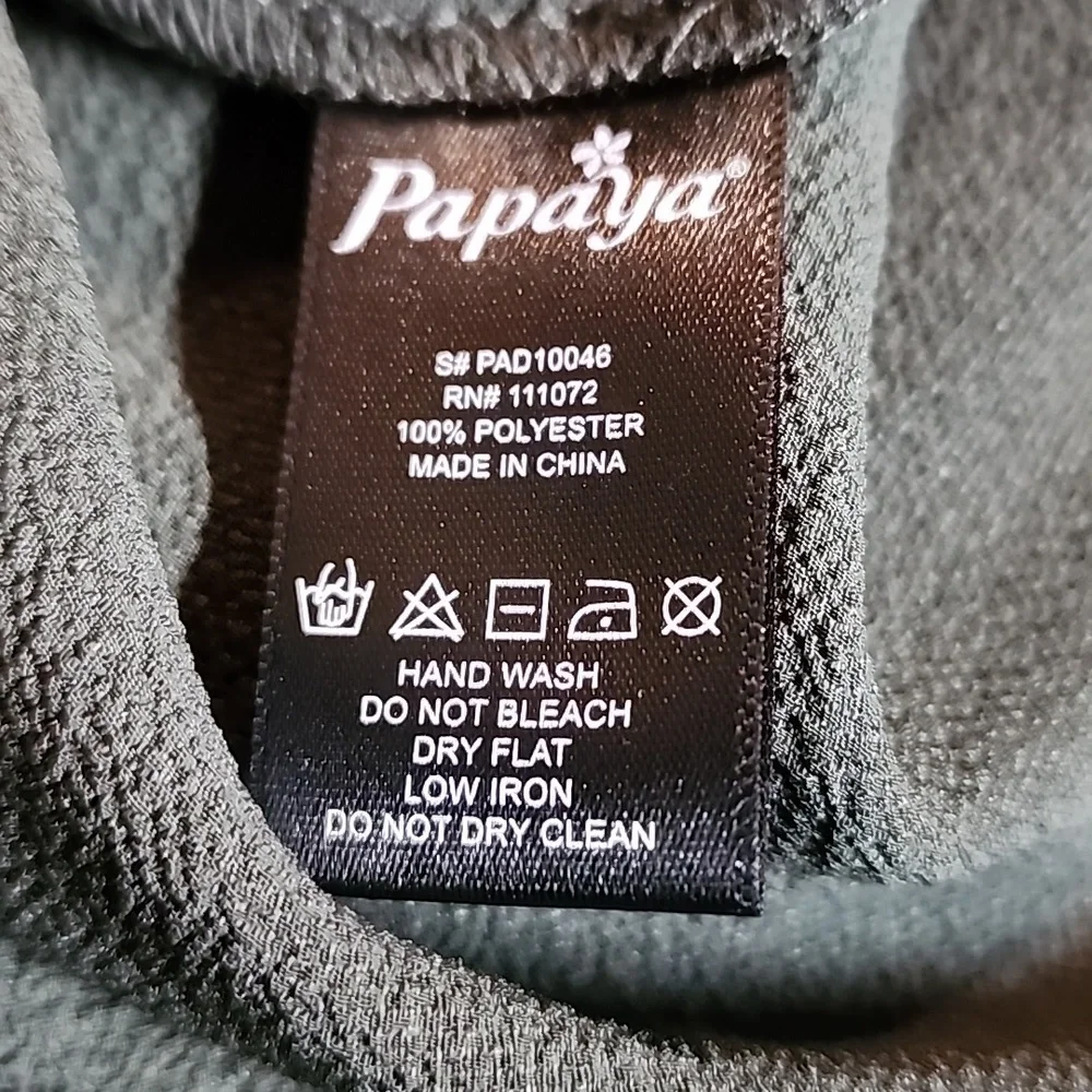 FALL NWOT Tunic Med Papaya olive green - Picture 7 of 9